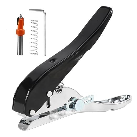 ZAVASIKA 10mm Single Hole Punch with 25-30mm Adjustable Depth